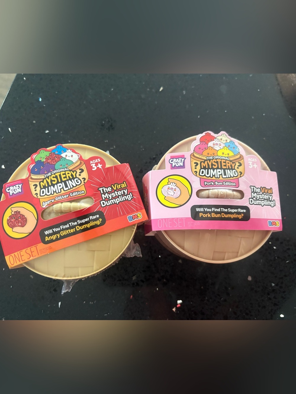 RMS Pork Bun & Angry Glitter Dumplings, Set of 2, Brand New in Packaging - Picture 4 of 5